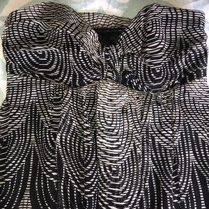 Express strapless dress